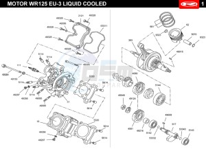 RS3-125-RED drawing CYLINDER HEAD-CRANKSHAFT