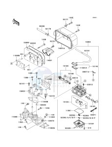 KAF 620 H [MULE 3010 4X4 ADVANTAGE CLASSIC AND HARDWOODS GREEN HD] (H1-H3) [MULE 3010 4X4 ADVANTAGE CLASSIC AND HARDWOODS GREEN HD] drawing CARBURETOR