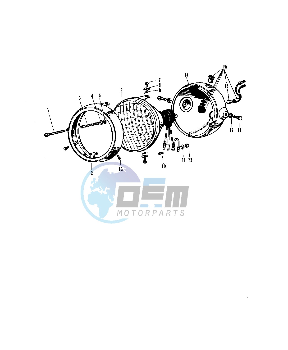 HEADLIGHT A1A-A7SSA