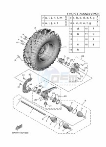 YXF850E YX85FPAP (BARP) drawing FRONT WHEEL 2