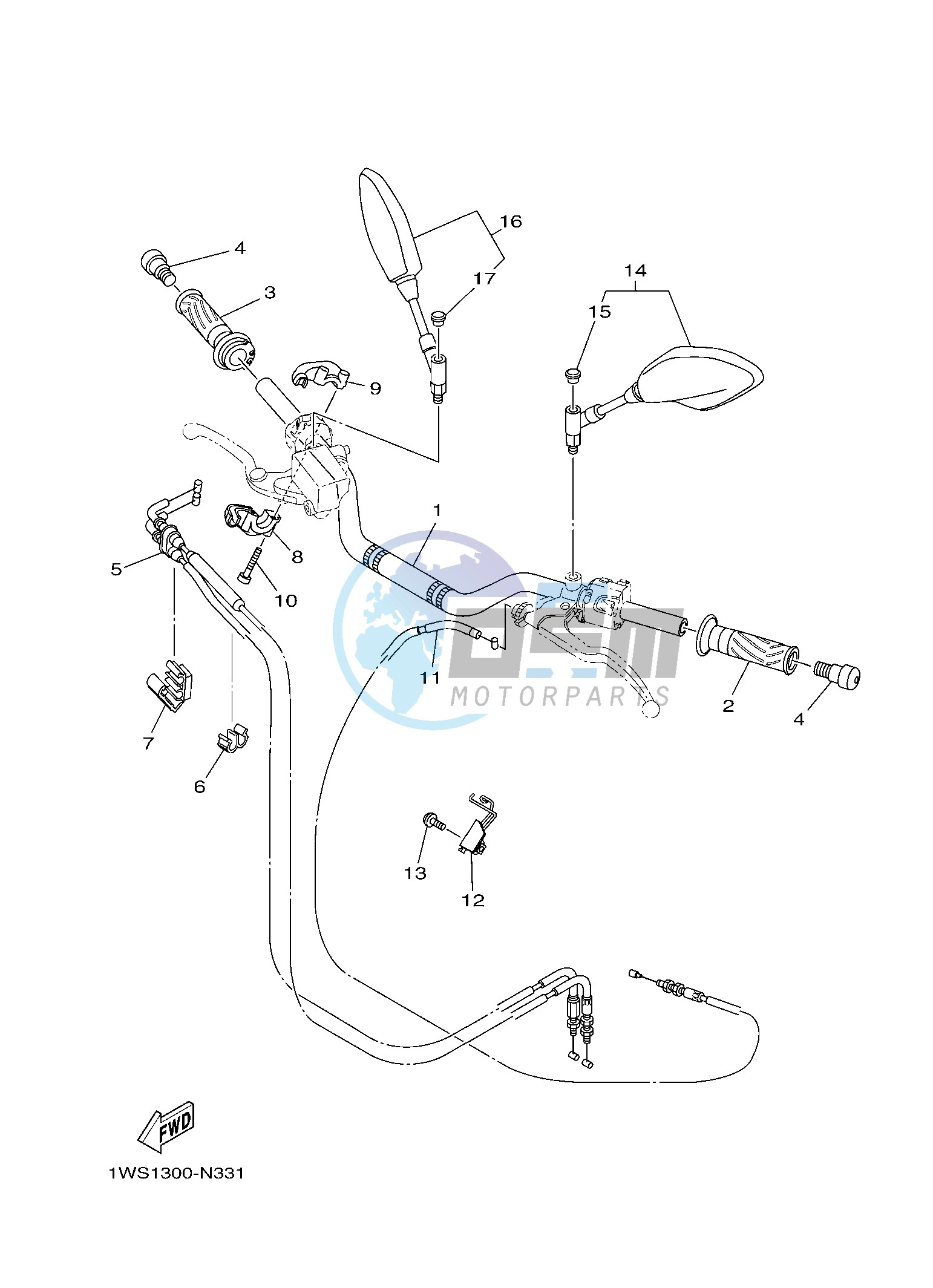 STEERING HANDLE & CABLE