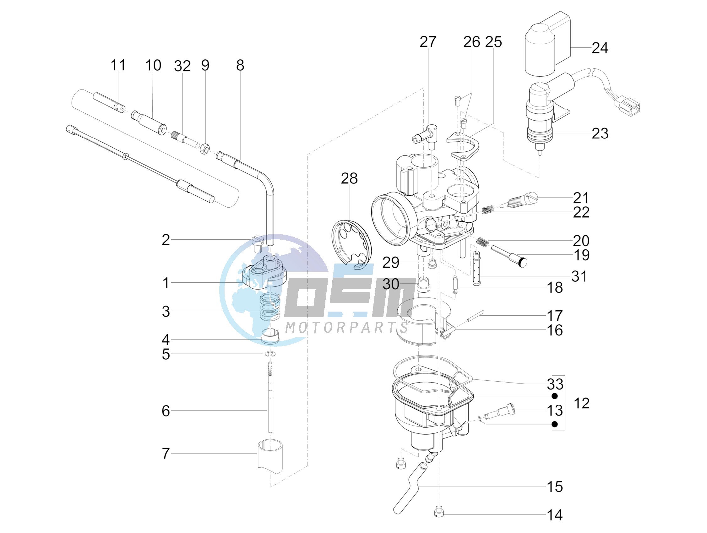 Carburetor's components