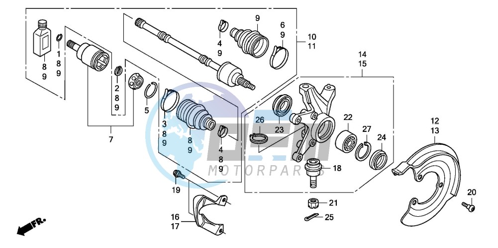 FRONT KNUCKLE (4WD)