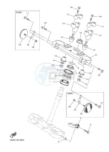 WR250F (2GBC 2GBD 2GBE) drawing STEERING