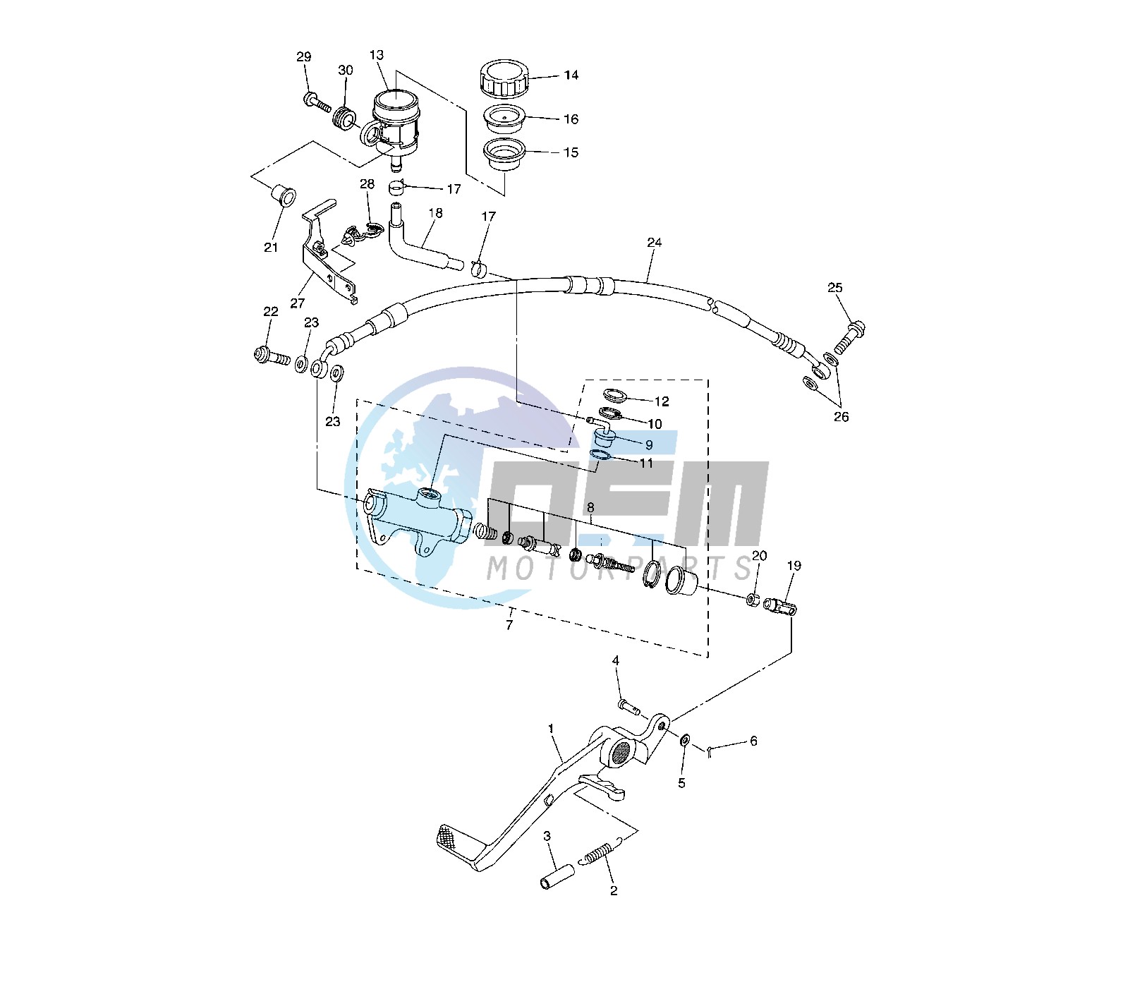 REAR MASTER CYLINDER