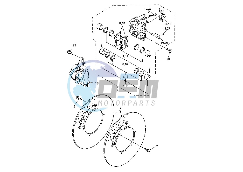 FRONT BRAKE CALIPER