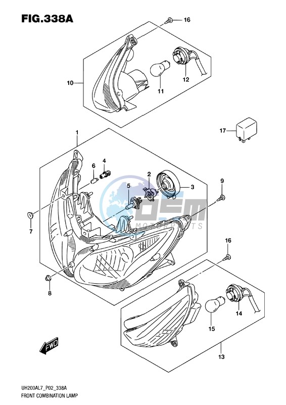 FRONT COMBINATION LAMP