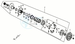 MIO 50 drawing CLUTCH