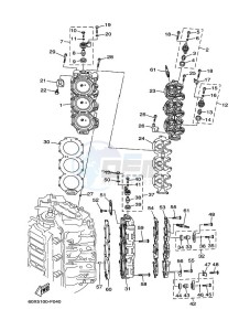 Z250D drawing CYLINDER--CRANKCASE-2