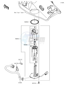 NINJA ZX-10R ZX1000SJF XX (EU ME A(FRICA) drawing Fuel Pump