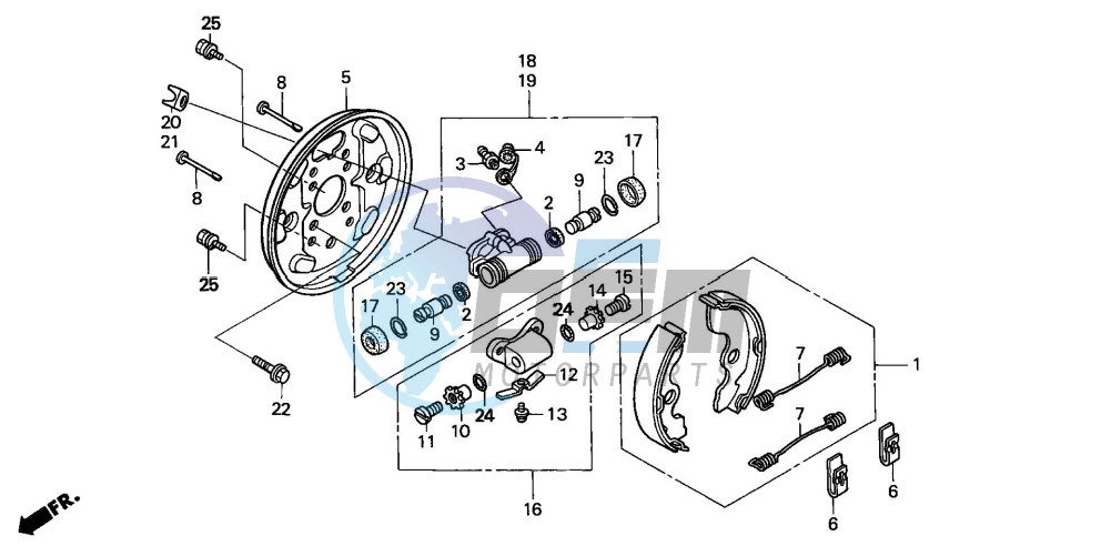 FRONT BRAKE PANEL