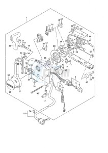 DF 25 V-Twin drawing Remote Control Remote Control