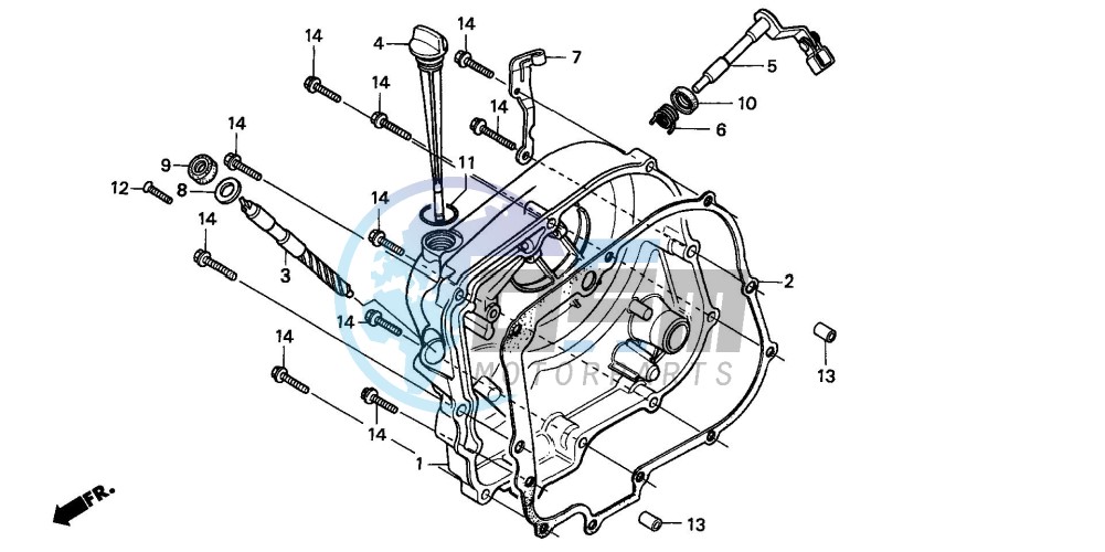 RIGHT CRANKCASE COVER