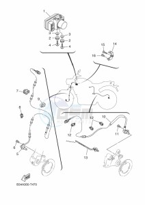 XSR700 MTM690D (BJX1) drawing ELECTRICAL 3