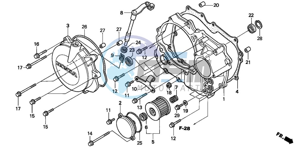 RIGHT CRANKCASE COVER