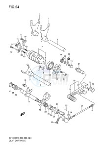 SV1000 (E3-E28) drawing GEAR SHIFTING