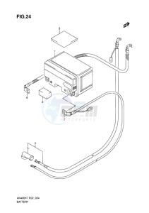 AN400 BURGMAN EU-UK drawing BATTERY