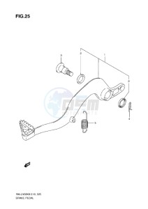 RM-Z 450 drawing REAR BRAKE LEVER