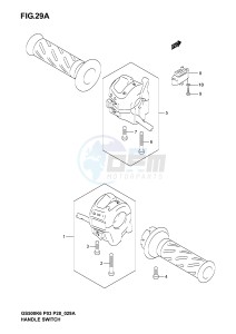 GS500 (P3) drawing HANDLE SWITCH (MODEL K6)