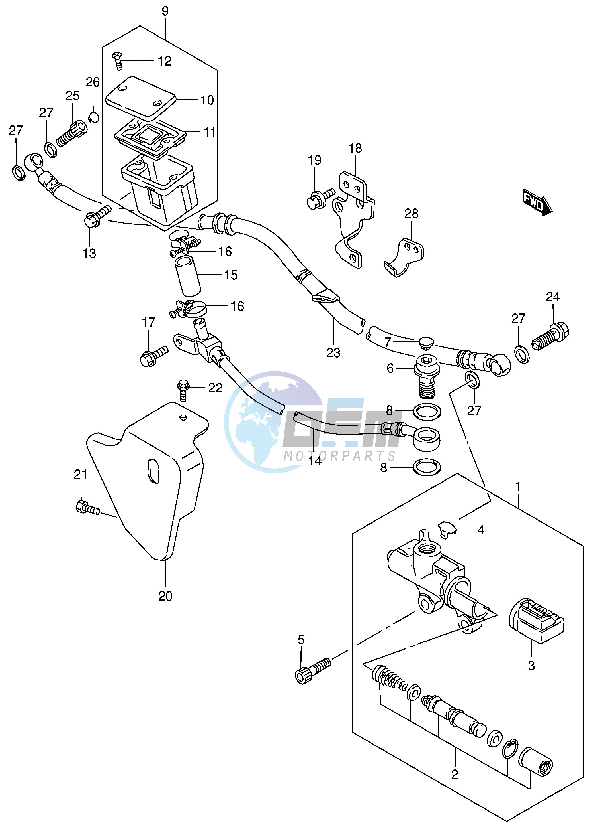 REAR MASTER CYLINDER