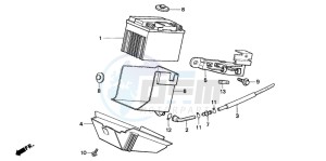 PK50SM WALLAROO drawing BATTERY