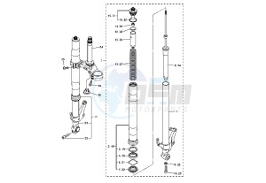 FZ1 1000 drawing FRONT FORK