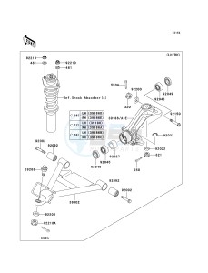 KAF 620 G [MULE 3000] (G6F-G8F) G8F drawing FRONT SUSPENSION