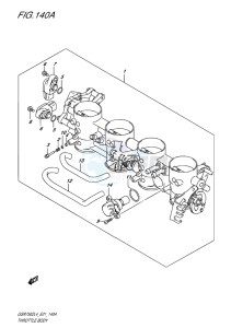 GSR750Z ABS EU drawing THROTTLE BODY