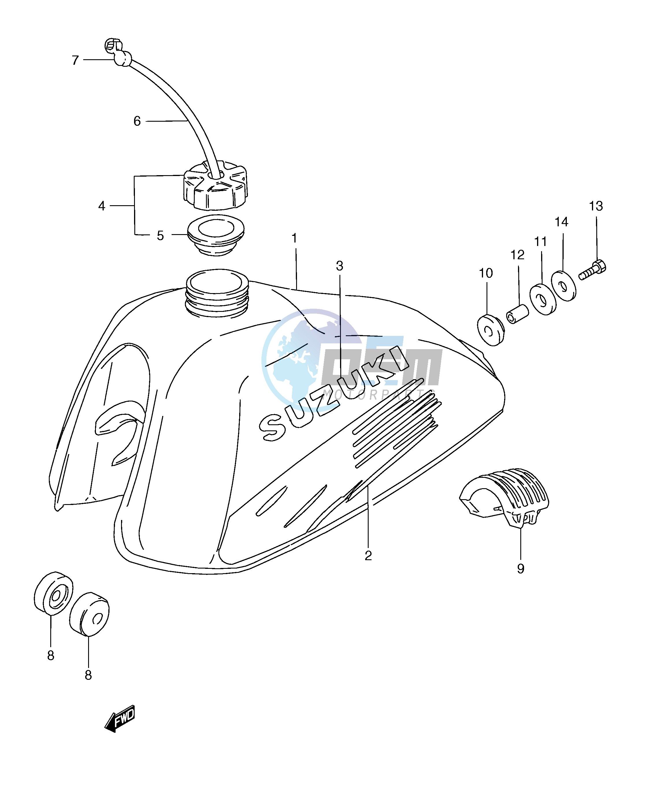 FUEL TANK (TS185ERT)