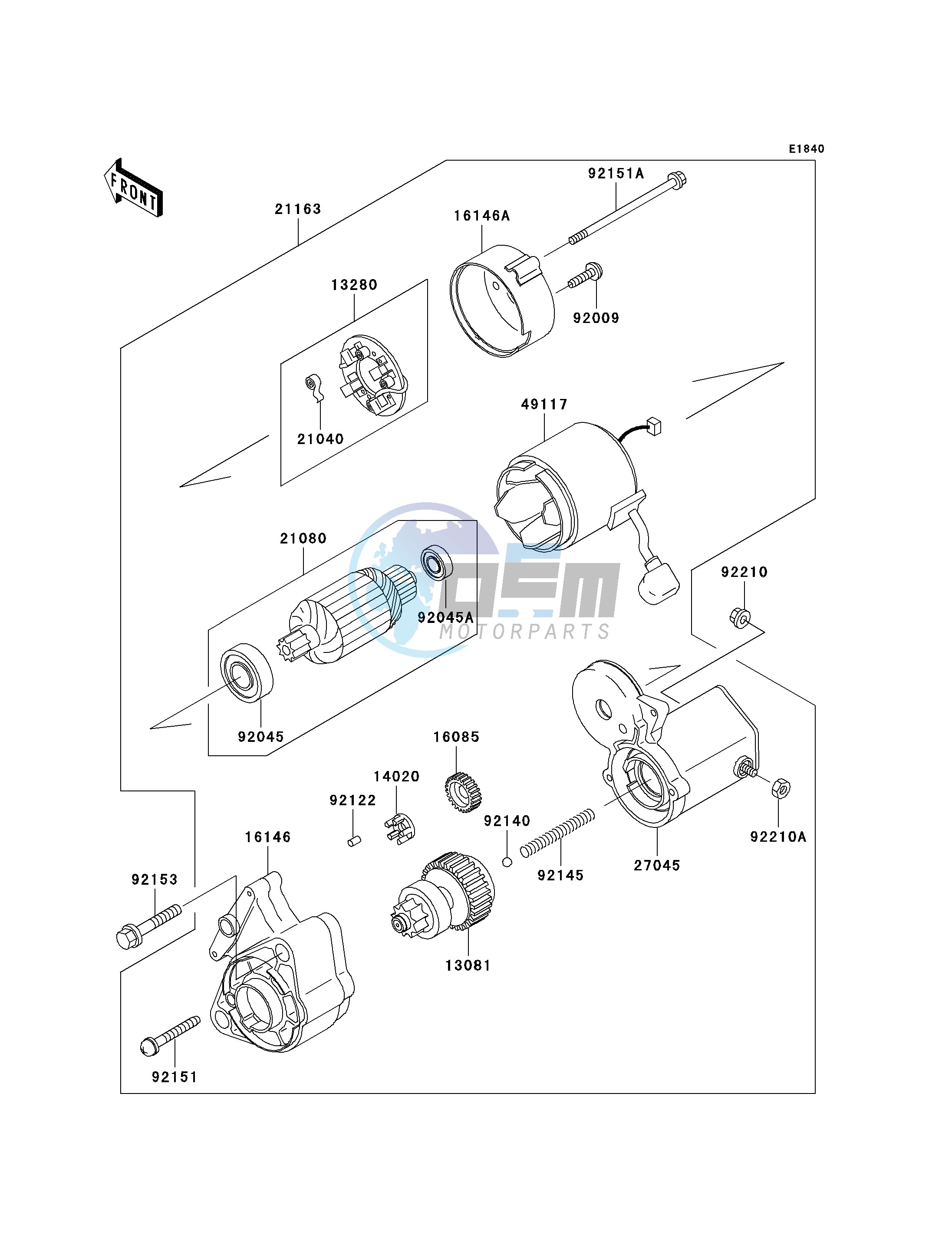 STARTER MOTOR