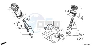 VT750CSC drawing CRANKSHAFT