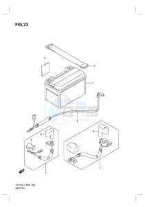 UH125 BURGMAN EU drawing BATTERY