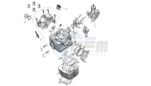 SENDA R BAJA - 125 CC 4T BAJA EU2 & EU3 drawing CYLINDER