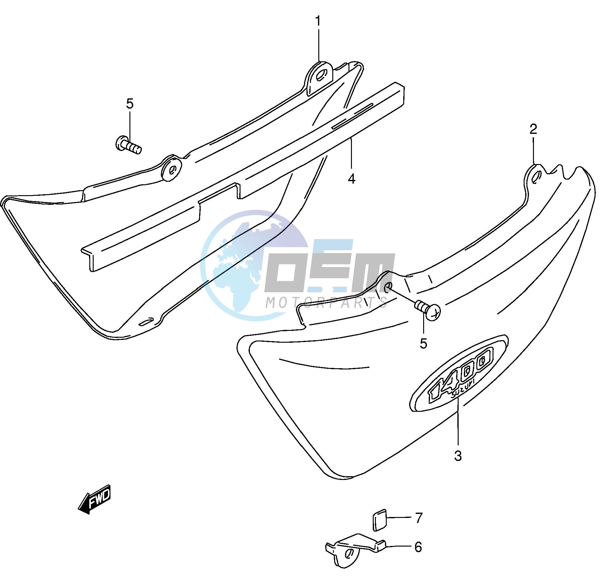 FRAME COVER (MODEL K4)