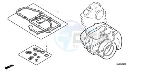 TRX250TEA Australia - (U / EC) drawing GASKET KIT B