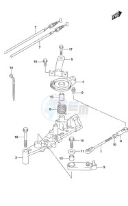 DF 225 drawing Throttle Rod