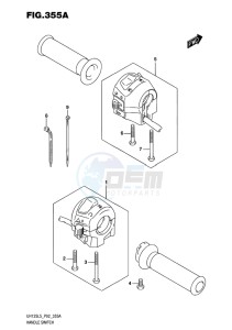 UH125 BURGMAN EU drawing HANDLE SWITCH