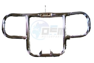 XS-125-K drawing REAR LUGGAGE FRAME