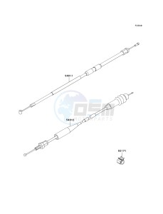 KX 125 M (M3) M3 drawing CABLES