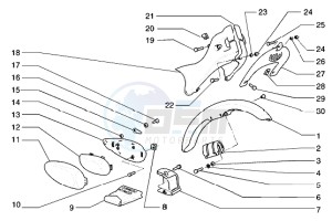 Cougar 125 drawing Fairings