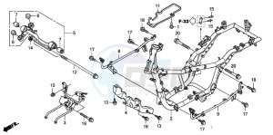 FES125 PANTHEON drawing FRAME BODY (FES1253-5)(FES1503-5)