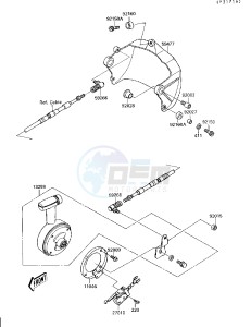 JB 650 A [JET MATE] (A1-A2) [JET MATE] drawing HANDLE POLE-- REVERSE- -