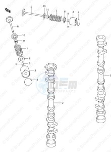 DF 100 drawing Camshaft