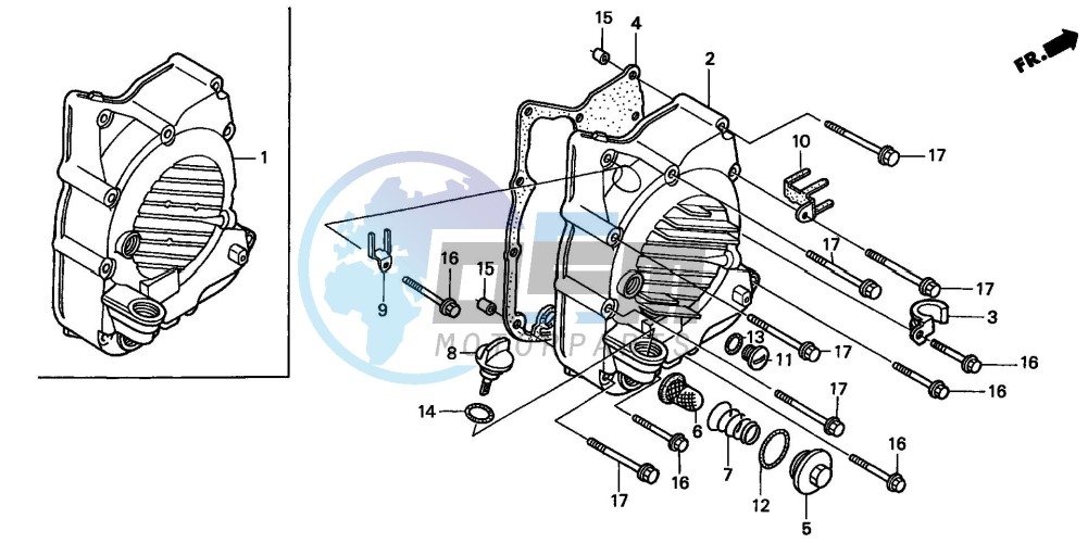 RIGHT CRANKCASE COVER