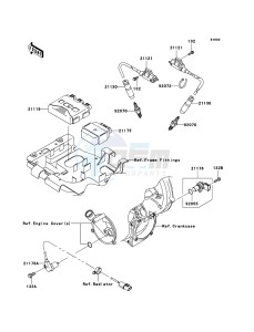 KVF750 4x4 KVF750-A1 EU GB drawing Ignition System