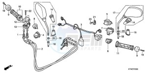 SH300A9 Europe Direct - (ED / ABS) drawing SWITCH/CABLE/MIRROR