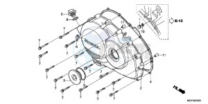 VFR800XC drawing RIGHT CRANKCASE COVER