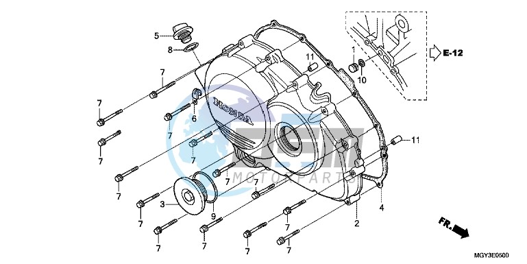 RIGHT CRANKCASE COVER