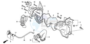 PK50SM drawing AIR CLEANER