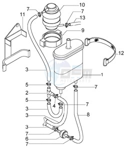 Granturismo 200 L U.S.A. drawing Canister unit